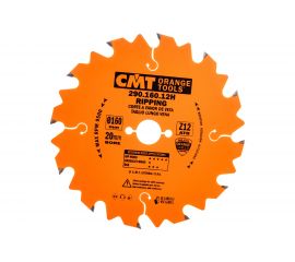 Диск пильный по дереву (160х20х2,6/1,6 мм; Z12) CMT 290.160.12H 