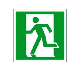 Левосторонний знак Выход здесь TDM 150х150мм SQ0817-0042 