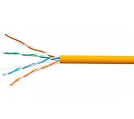 Кабель SkyNet Premium UTP-LSZH 4x2x0,51, медный FLUKE TEST, кат.5e, однож., 100 м, box, оранжевый, CSP-UTP-LSZH-4-CU/100 