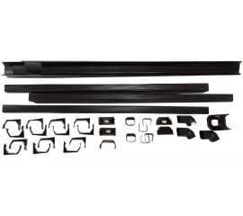 Комплект водосточной системы Murol (ПВХ; коричневый) U110 K1,5-L6H3B 