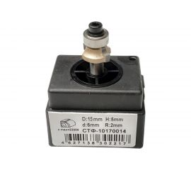 Фреза по дереву кромочная калевочная (14х5 мм; R2 мм; хвостовик 6 мм) Strong СТФ-10170014 