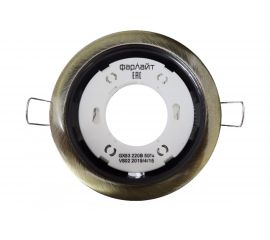 Светильник Фарлайт GX53 220 В 50 Гц бронза с термокольцом FAR002036 