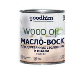 Масло-воск для деревянных столешниц и мебели Goodhim дуб, 0,75 л 24429 