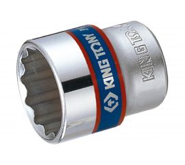 Торцевая стандартная двенадцатигранная головка 3/8, 22мм KING TONY 333022M 