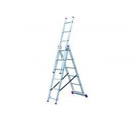 Трехсекционная алюминиевая лестница 3х6 Krause Corda 013361 