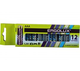 Батарейка Ergolux 1.5В, LR03, Alkaline, BP-12 11745 