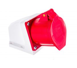 Стационарная наружная розетка ЭРА 124 3Р+РЕ 32А 380В IP44 Б0032878 