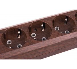 Розеточная колодка, 6 гнезд, бук TDM SQ1806-0071 