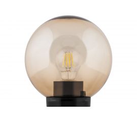 Садово-парковый светильник FERON НТУ 01-60-203 230V E27 d=200мм золотой 11563 