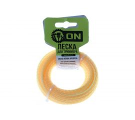 Леска витой квадрат (2.4 мм; 15 м) для триммера ON 15-01-023 