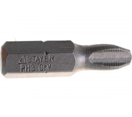 Биты (C 1/4""; PH 3; 25 мм; 2 шт.) STAYER 26201-3-25-02 