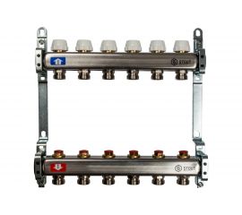 Коллектор из нержавеющей стали без расходомеров STOUT 6 выходов SMS 0922 000006 