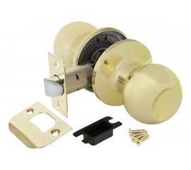 Ручка защелка AJAX 6082 PB-P без фик. золото 39535 