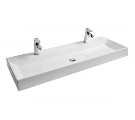 Умывальник (раковина) подвесной, двойной из литого мрамора Ravak NATURAL DUO 1200 XJO01212000 