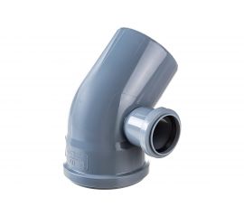 Универсальный отвод RTP 110х50, 45 градусов, правый 11350 