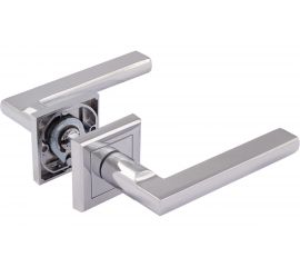 Дверная ручка НОРА-М 108К AL хром 15918 