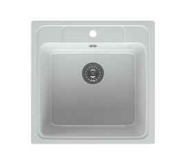 Мойка глянцевая HORKE М-34 белый металлик M34W01 