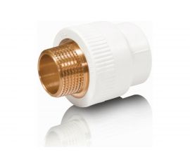 Комбинированная муфта Blue Ocean полипропиленовая, НР - 20x1/2 PPRF/EA(W)-20х1/2"" 