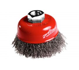 Щётка чашеобразная, гофрированная нержавеющая проволока №151 (75 мм; М14) для УШМ Атака 34721 