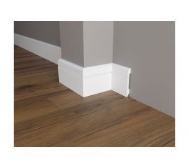 Напольный плинтус Decor-Dizayn ударопрочный влагостойкий под покраску 108Х13Х2000 мм DD105 