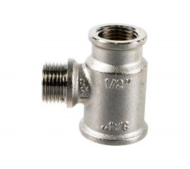 Тройник VALTEC с переходом на наружную резьбу, 3/4х1/2х1/2 вн.-нар.-вн. VTr.132.RN.050404 