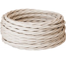 Силовой кабель Retro Electro ретро, 2х1,5, слоновая кость, длина бухты 50 2254750 