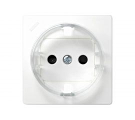 Накладка со шторками на розетку с заземлением Simon S73 Loft, белый С73041-0060 