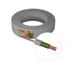 Провод ПВС 3 х 2.5 белый 5м ГОСТок ГТ0798 