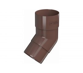 Колено трубы Технониколь (ПВХ; 135 градусов; коричневый; 1 шт) TN359455 