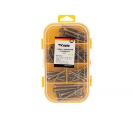 Набор саморезов и дюбелей для ДСП kranz 170 шт. KR-01-3101-06 