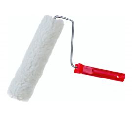 Малярный валик РемоКолор с рукояткой Ягнёнок, ось 6мм, D48мм, 250мм, 04-2-425 