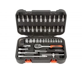 Набор торцевых головок АвтоDело 1/4" DR 46 предметов 39946 13702 