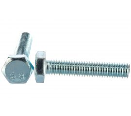 Болт Стройметиз полная резьба DIN933 М10х50, класс прочности 5.8, цинк 20 шт. 3012078 