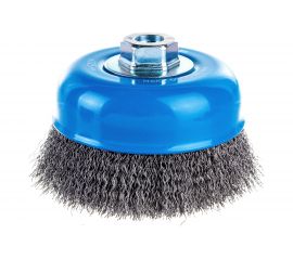 Щетка чашечная ПРОФЕССИОНАЛ (125 мм; М14; витая стальная проволока 0.3 мм) для УШМ ЗУБР 35261-125_z02 