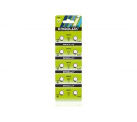 Батарейки для часов Ergolux AG13 BL-10 AG13-BP10 LR44/LR1154/A76/357 14324 