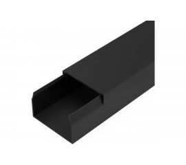 Кабель-канал Промрукав черный 2-й замок в п/э 40x25 2м PR03.0215 