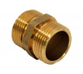 Ниппель LEXLINE 2 нар/нар., латунь 50 Украина 513487 