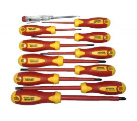 Набор диэлектрических отверток до 1000V, 11шт Berger BG BG1066 