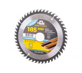 Диск пильный для циркулярных пил по ламинату (185x30 мм; 48 зубьев; 2 кольца: 30/20 и 20/16 мм) MOS 37795М 