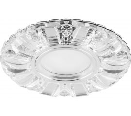 Встраиваемый потолочный светильник FERON со светодиод подсветкой, прозрач, хром, CD921 28896 