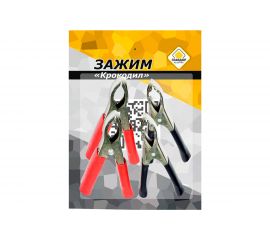 Зажим крокодил ГЛАВДОР GL-875, 75 мм, 30А, 4 штуки 57114 