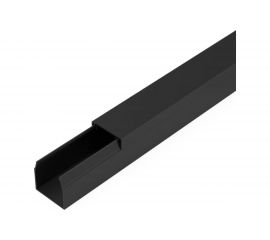 Кабель-канал Промрукав черный 2-й замок в п/э 16x16 2м PR03.0210 
