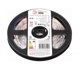 Светодиодная лента ЭРА LS5050-30LED-IP20-RGB-eco-5m Б0035602 
