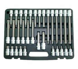 Набор головок со вставками TORX T20-T70, L55-200 мм, 32 предмета AV Steel AV-921067 