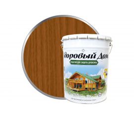 Деревозащитное средство Здоровый дом орех, 20 л 90000857555 