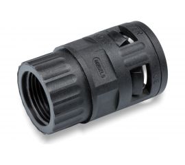 Муфта для гофрированных труб Weyer WQG2-M20B/AD21.2 - коннектор прямой, внутр. M20x1.5 WE1302500 