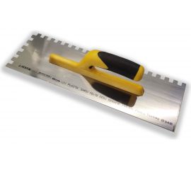 Зубчатая гладилка Serfa c пластиковой ручкой LUX 10x10 40 см 209 