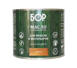 Деревозащитное масло для мебели и интерьеров Бор орегон, банка 1,7 кг 4690417074303 