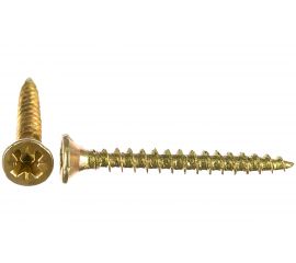 Саморез КРЕП-КОМП желтый цинк POZY 3,5х30 1000шт жд3530ф 