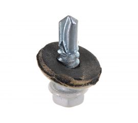 Кровельный саморез Качественный КРЕПЕЖ белый RAL 9003, 5.5х19 мм, 160 шт 0500099 КЧ 